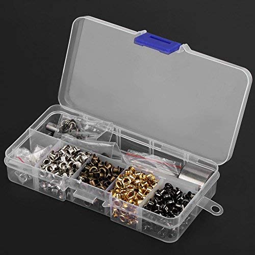 Eyelet Grommet Set Washers Fastener for Leather Craft Clothes Sewing Accessories with 3pcs Handwork Tools Set(3mmx420pcs)
