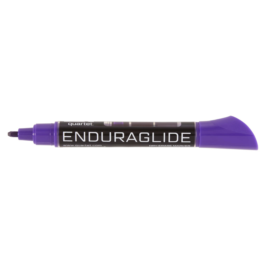 Quartet EnduraGlide Dry-Erase Markers, Chisel Tip, Bold Colour, Assorted Colours, 12-pack (6447459961)