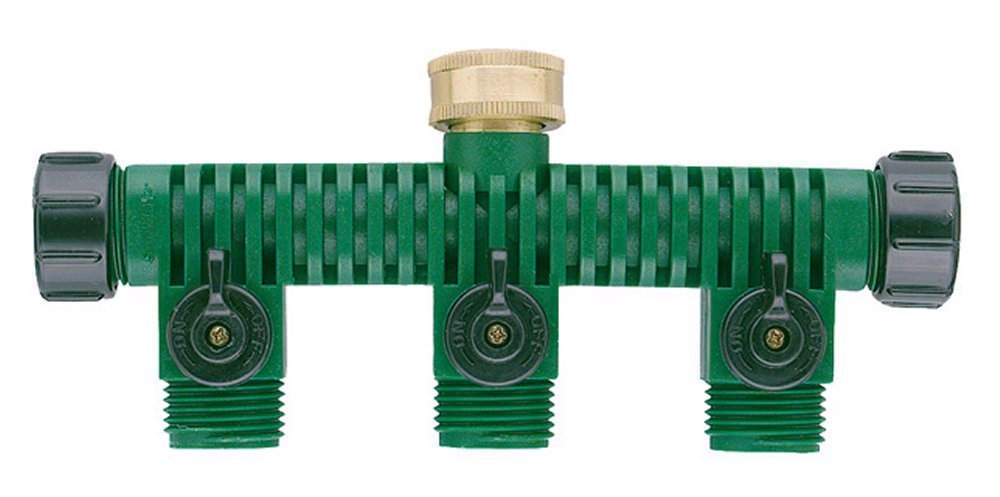 Orbit Sunmate 62009N 3-Way Plastic Hose Faucet Valve Manifold