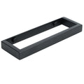 Sayayo Hand Towel Holder, Black Towel Bar Adhesive & Screw Mounting for Bathroom Kitchen, 8 Inch Bathroom Towel Rack, SUS304 Stainless Steel Wall Mounted