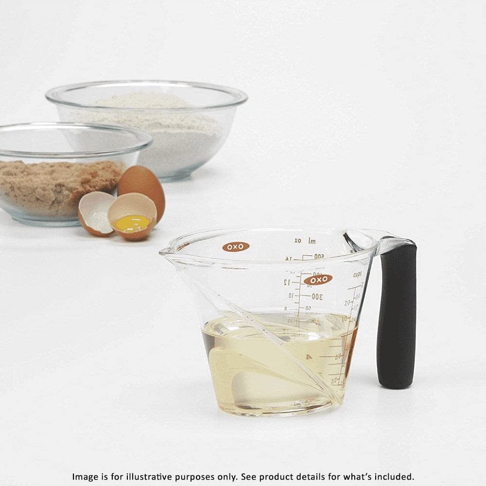 OXO GG 1050588BK Angled Measuring Cup, 4-Cup, Black