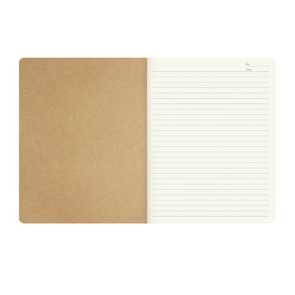 zmybcpack 12 Pack 8.5x11 inch Large Lined Notebook Journals Bulk, 32 sheets / 64 Pages, Kraft Brown Cover Lined Notebooks Composition Notebook Lined Journals for College Students, Travelers, Office