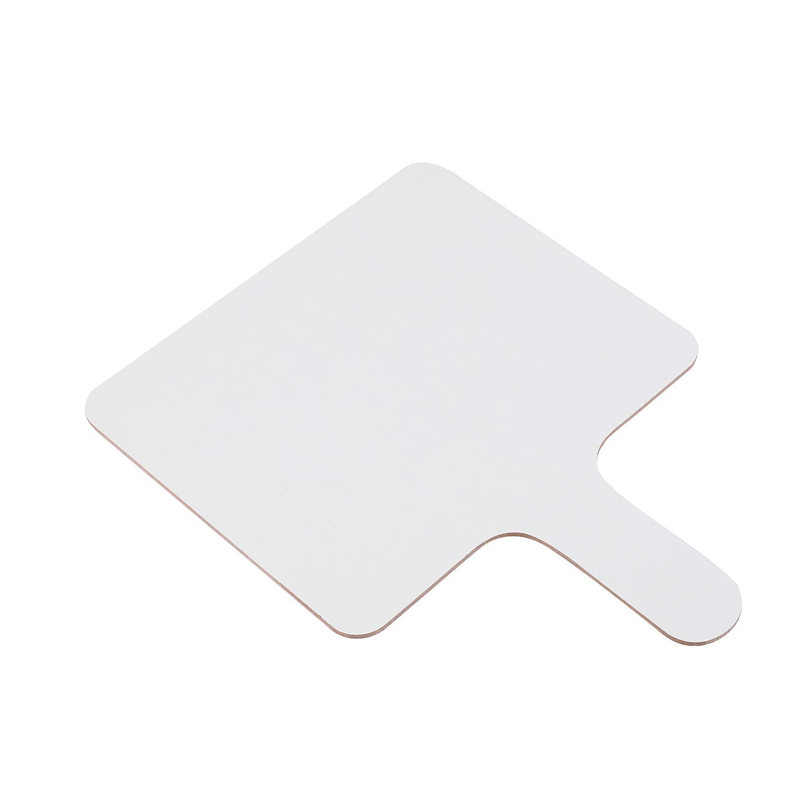 Dry Erase Answer Paddle - White Board, Double Sided Paddles (25 Pack, 7.83 X 6.46 Inches)