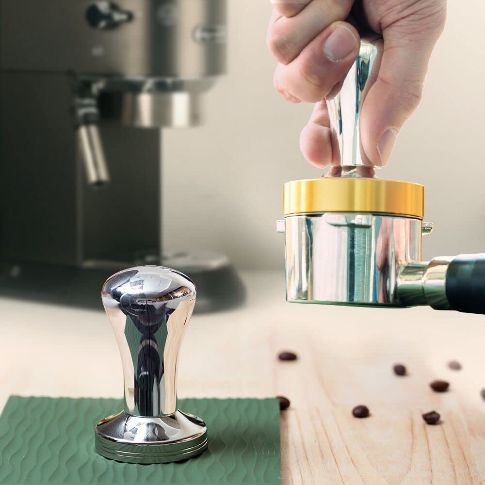 HAILASRE Espresso Coffee Tamper 51mm Stainless Steel Barista Espresso Base Coffee Bean Press
