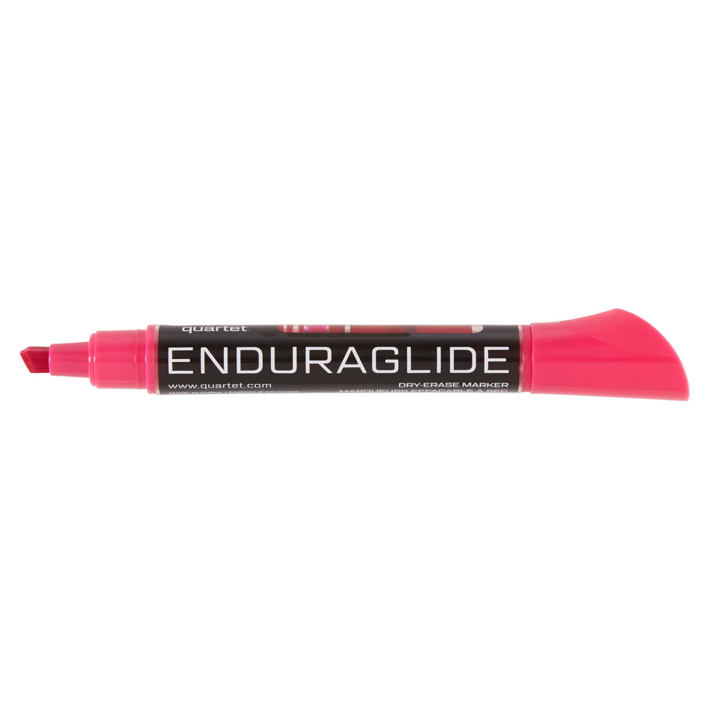 Quartet EnduraGlide Dry-Erase Markers, Chisel Tip, Bold Colour, Assorted Colours, 12-pack (6447459961)