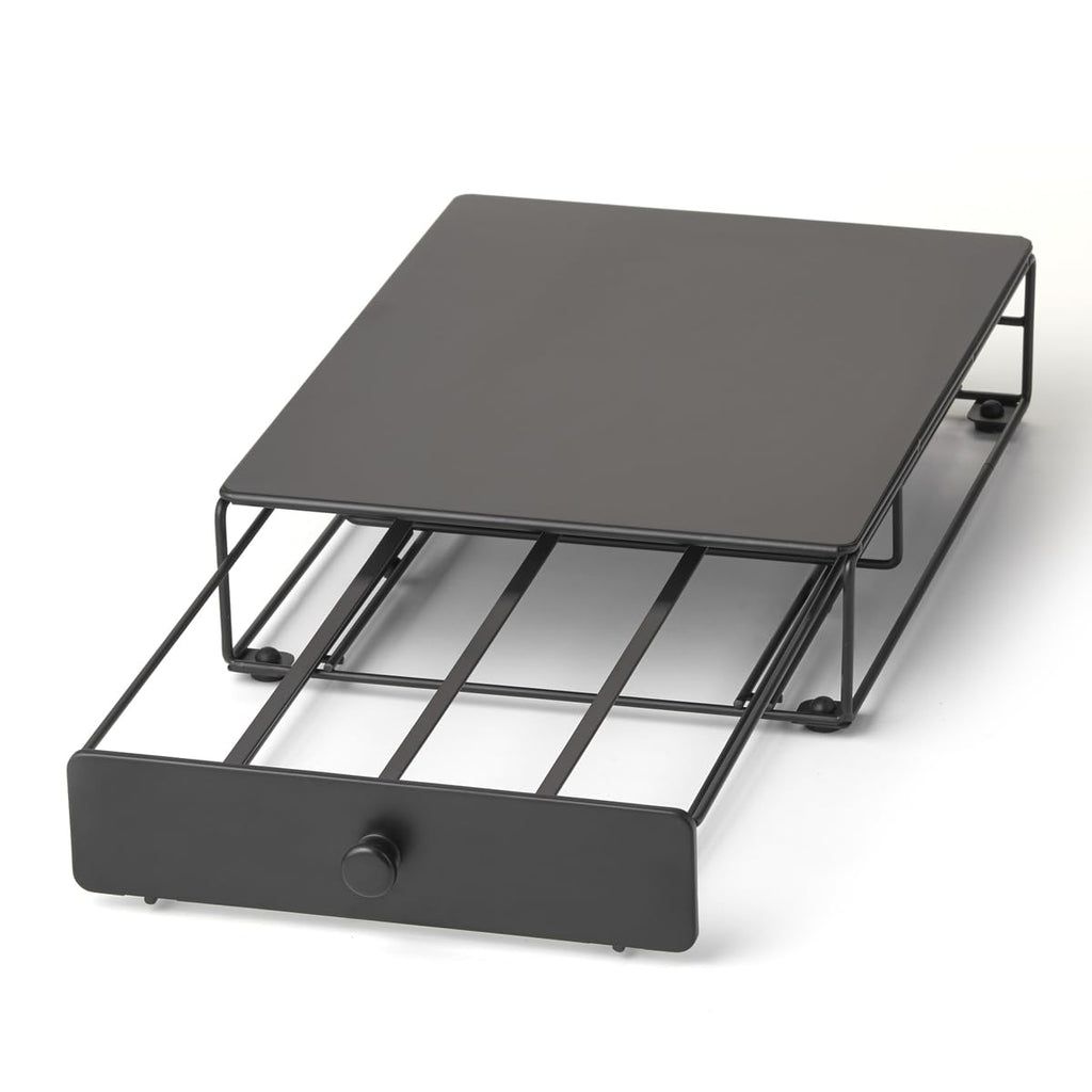 Starfrit Heritage Coffee Pod Capsule Drawer - Holds up to 24 Keurig K-Cups Pods - Under Brewer Storage Drawer - Black