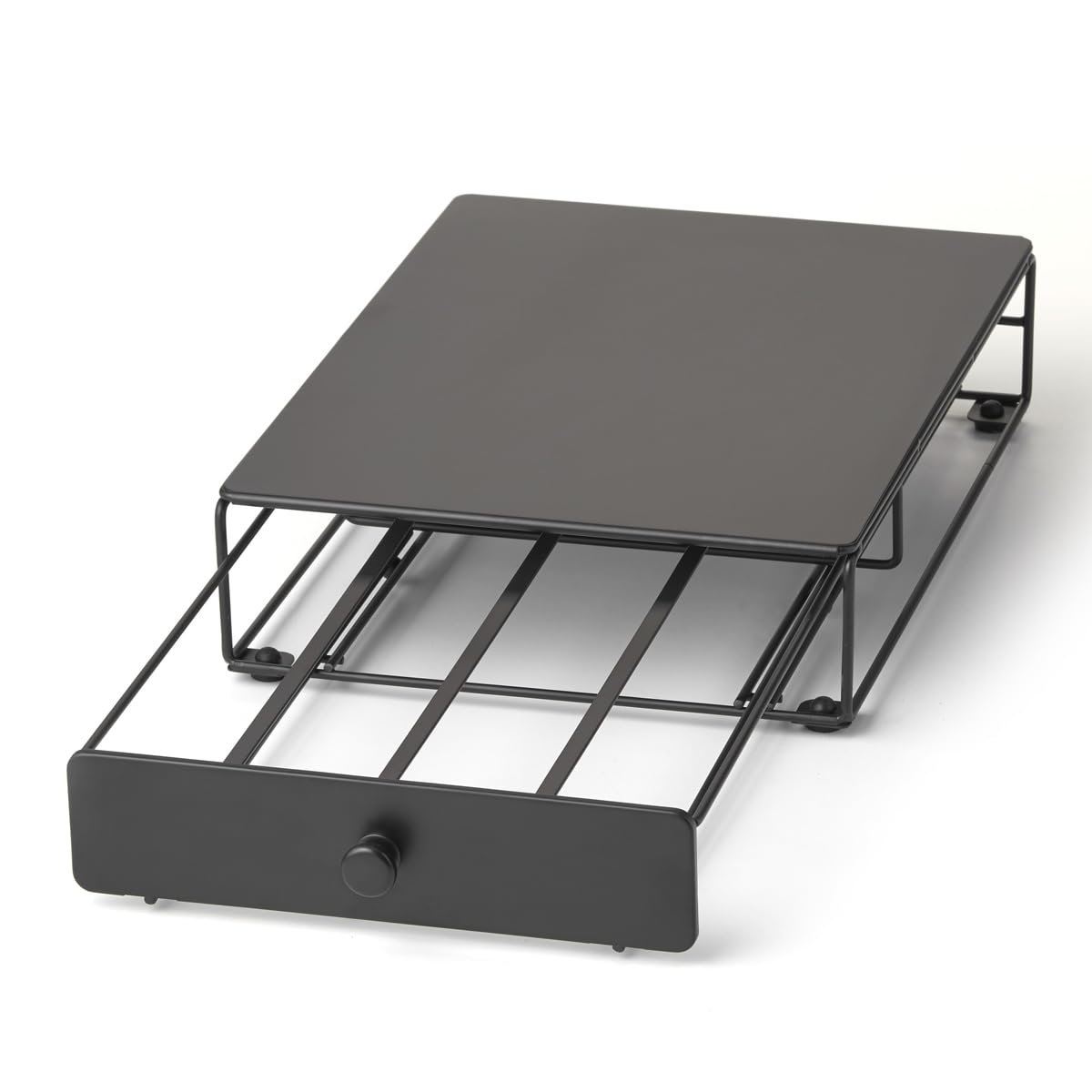 Starfrit Heritage Coffee Pod Capsule Drawer - Holds up to 24 Keurig K-Cups Pods - Under Brewer Storage Drawer - Black
