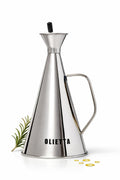 Olietta Oil Dispenser Stainless Steel Non Drip Leak Proof No Mess Olive Oil & Vinegar Pourer & Kitchen Drizzler Bottle 500ML 0.5 Litre Great for Pouring & Drizzling Easy to Clean & Leakproof