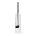 Umbra Touch Toilet Brush with Holder/Stand – Durable, Slim Cleaning Tool with Dense Bristles – Removes Stubborn Stains, White