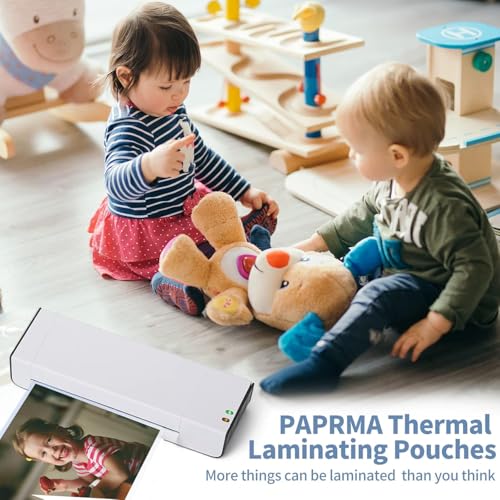 PAPRMA 3-MiL Laminating Sheets 200 Packs, Laminate Pouches Holds 8.5-x-11-inch Sheet, Clear Thermal Laminator Paper 9-x-11.5-inch