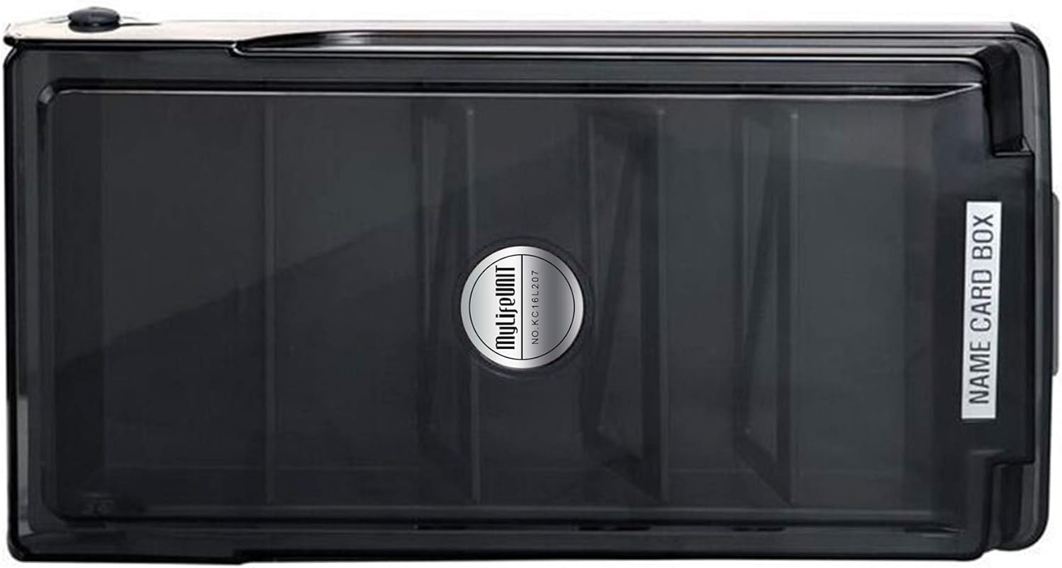 MyLifeUNIT Business Card Holder, Name Card Organizer with Dividers and Index Tabs (500 Cards)
