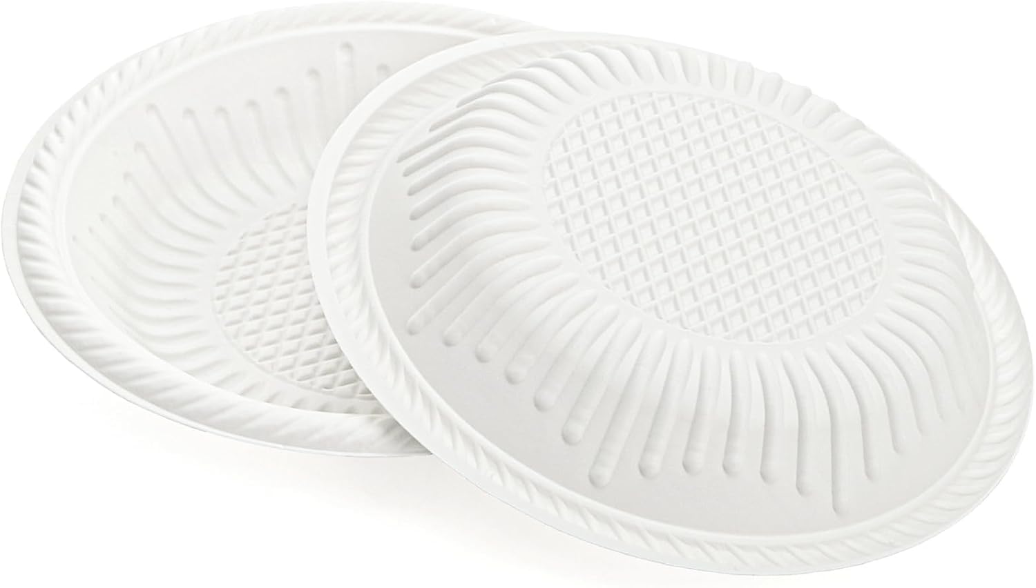 Elsjoy 200 Count 4 Inch Small Cake Plates, Disposable Round Plastic Plate for Desserts, Mini Appetizer Plates for Party, Events