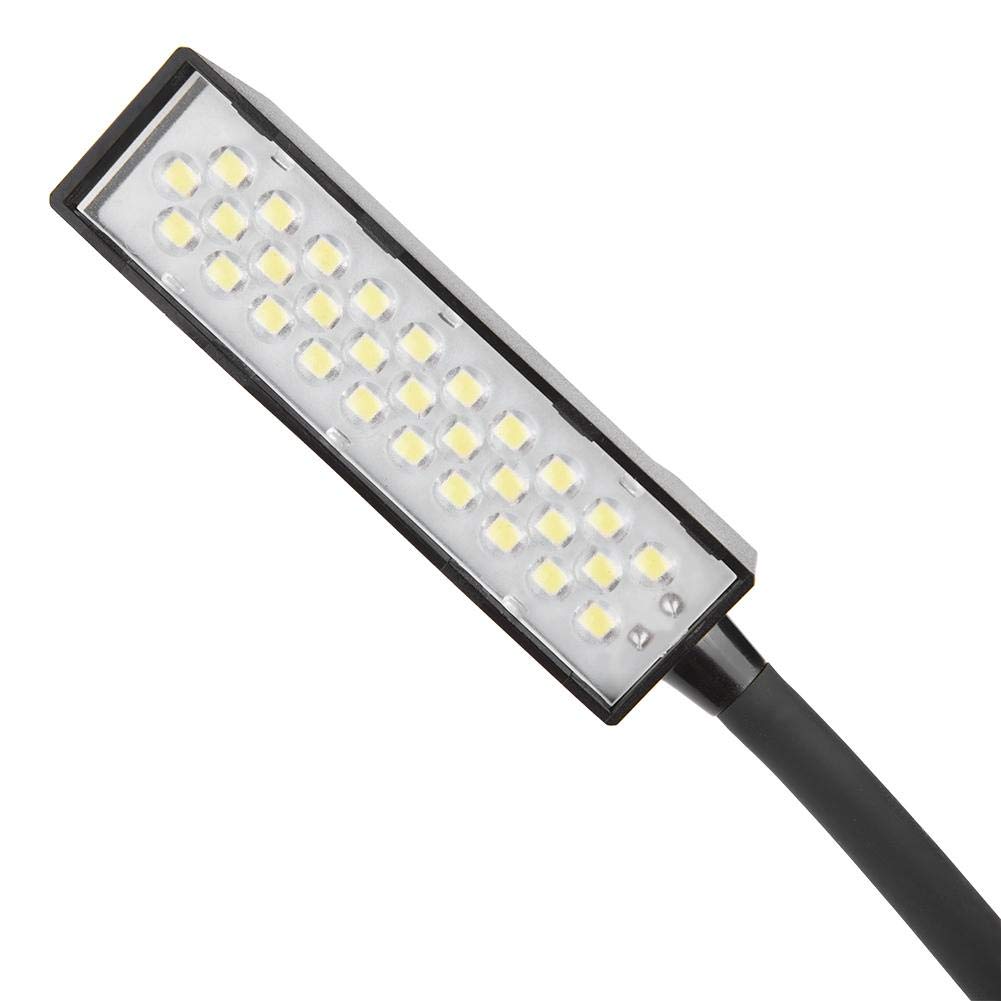 Sewing Machine Light LED Lighting, 30 LEDs Gooseneck Lamp with Magnetic Mounting Base 110V-220V for Use on Studio, Lathes, Drill Presses, Workbenches(US Plug)