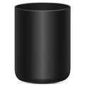 Matte Black Utensil Holder for Countertop, Ceramic Utensil Crock for Kitchen counter Easy to Clean, Modern Cooking Utensil Spatula HolderBy yuyuefourseas 4.4*6.3 Inch