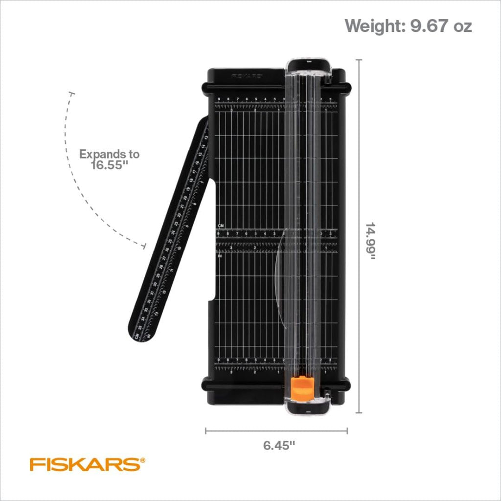 Fiskars 12 Inch Titanium SureCut Paper Trimmer (01-005454)