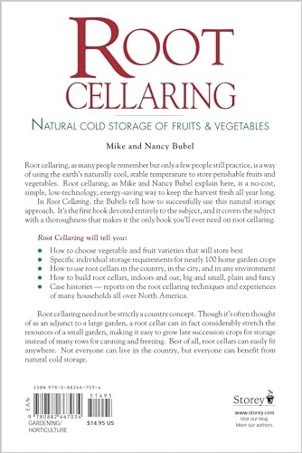 Root Cellaring: Natural Cold Storage of Fruits & Vegetables