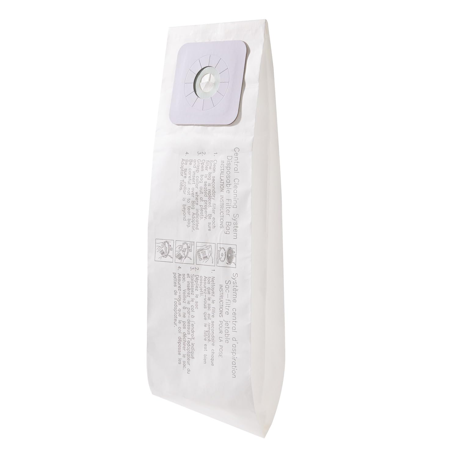 CF Clean Fairy 9pack 391 Central Vacuum Bags Compatible with Nutone 391 CV353, CV450, CV391, CV400, CV350,CV351 VX475 44186, CV352,CV653 CV750, CF3918 Models