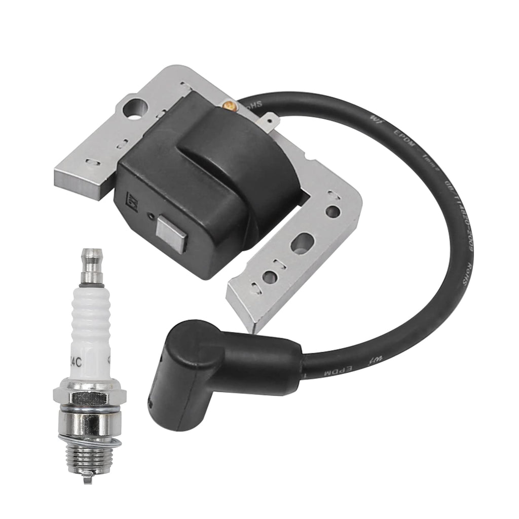 Ignition Coil Spark Plug Kit Replacement for Tecumseh AV520 LH195 OH195 TH139 TV085 TVM140 TVXL840 VLV126 LEV100 LEV115 LEV120 LV148A LV195EA OVRM105 OVRM120 Engine