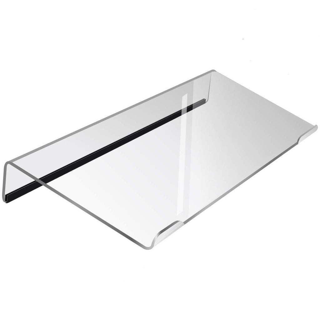 Refrze Computer Keyboard Stand-PC Keyboard Stand,Titled Keyboard Stand,Clear Acrylic Keyboard Tray（Holder) for Easy Ergonomic Typing and Working at Home and Office