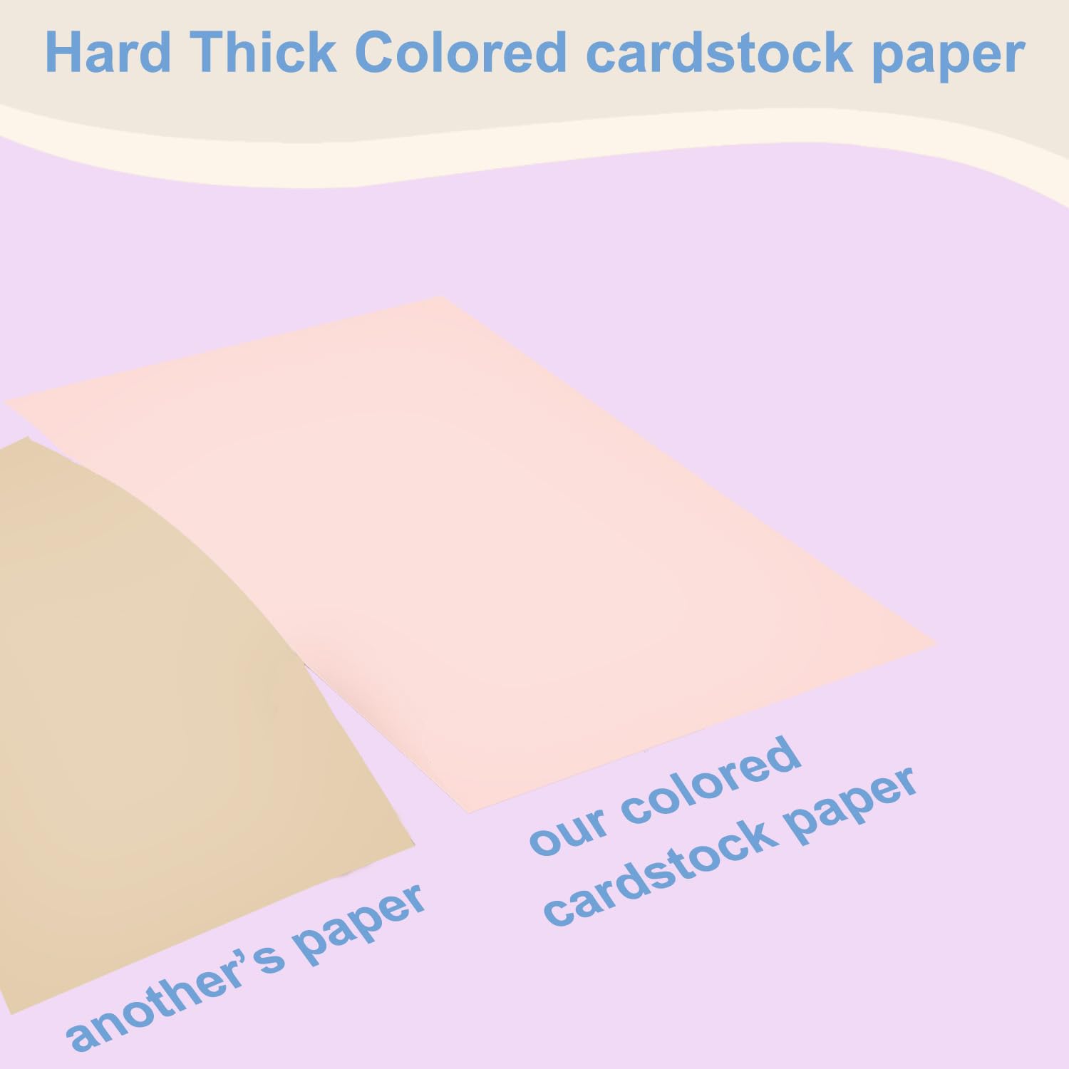 Acidea 45 Sheets 15 Assorted Colors Macaron Colored Cardstock Paper, 230 GSM Colored A4 Size Hard Thick Cardstock Paper, Light Colour Warm Colour Art Special Handmade Paper