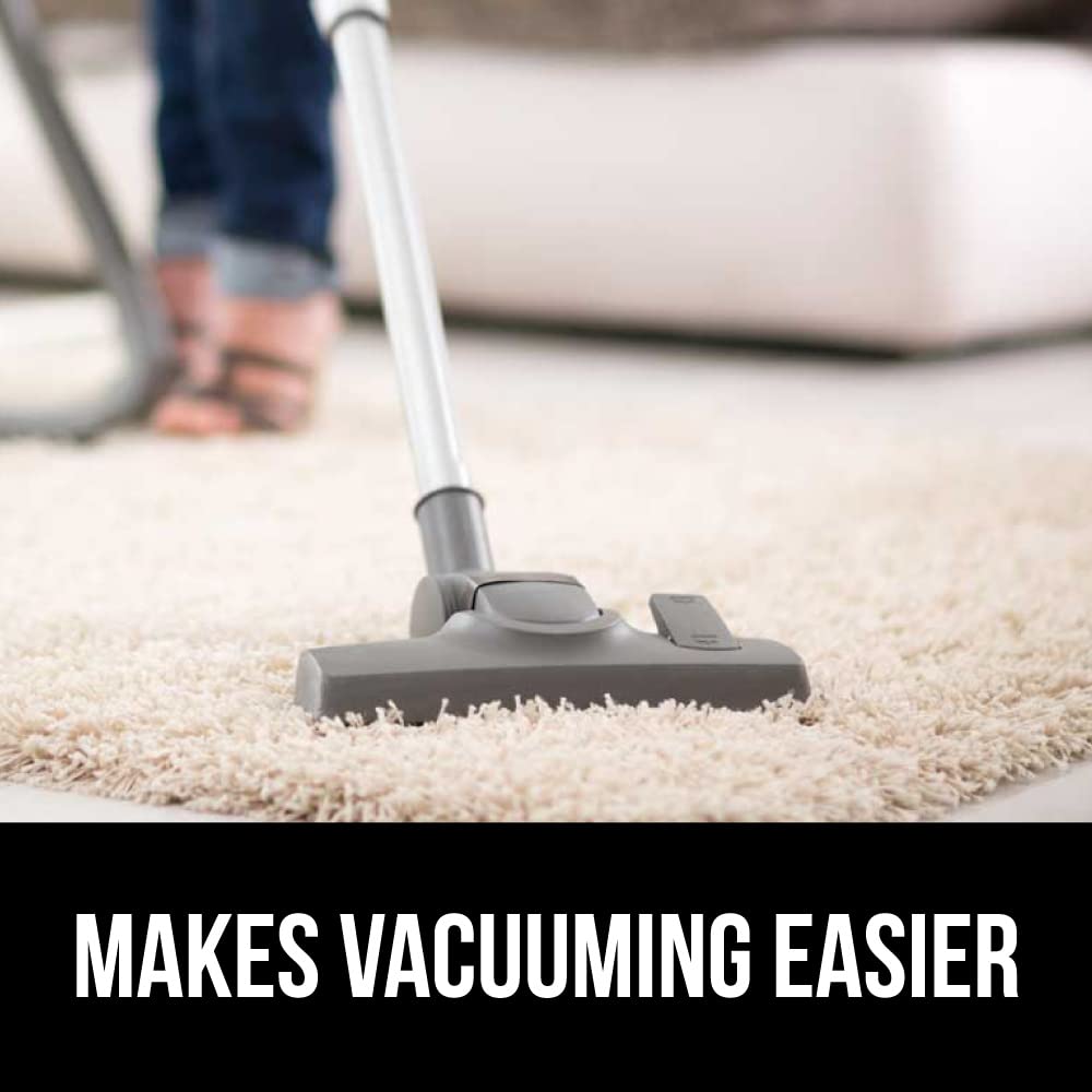 GORILLA GRIP Extra Strong Rug Pad Gripper, Grips Keep Area Rugs in Place, Thick, Slip and Skid Resistant Pads for Hard Floors, Under Carpet Mat Cushion and Hardwood Floor Protection, 2x10 FT