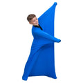 Sensory Sox Stretchy Body Socks Full-Body Wrap to Relieve Stress, Hyposensitivity Great for Boys, Girls with Autism, Anxiety (Large 56"x27", Blue)