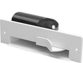 White Automatic Dustpan Sweep Inlet White with Low Profile Fitting