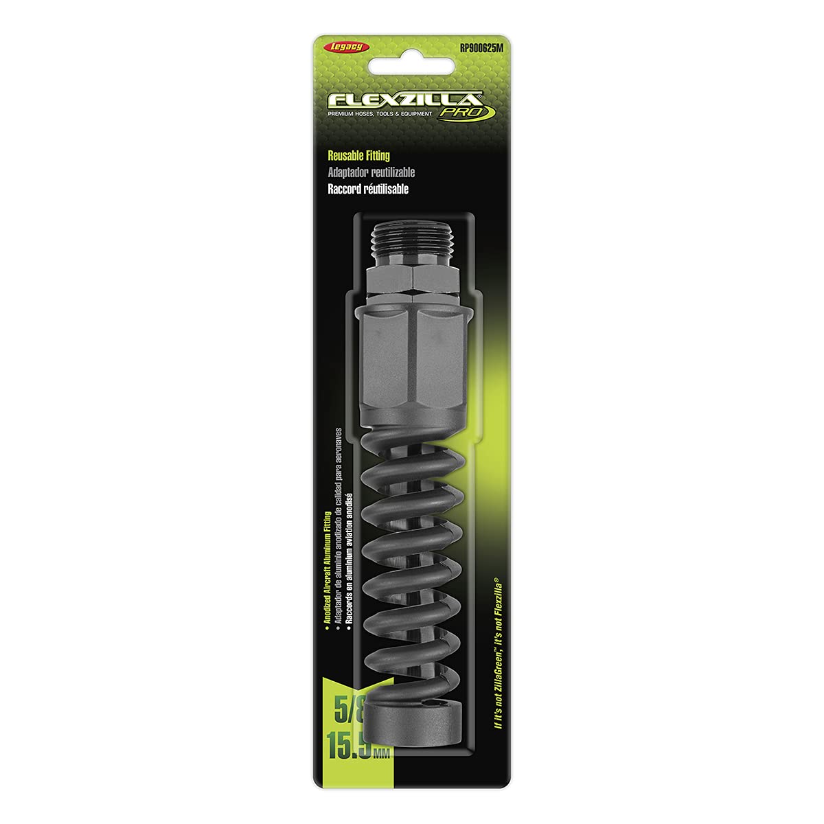 Flexzilla Pro Water Hose Reusable Fitting, Male, 5/8"-RP900625M