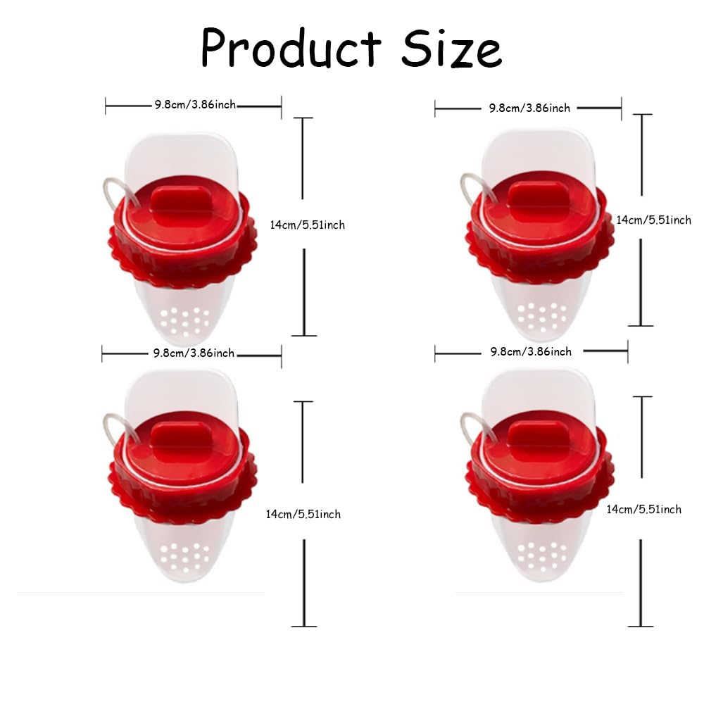 DIY Chicken Feeder and Waterer Set,No Waste Automatic Chicken Coop Accessories with 8 Chick Feeder Ports and 8 Water Feeder Cups, Rain-Proof Poultry Feeders Kit with Rat Stopper Cap