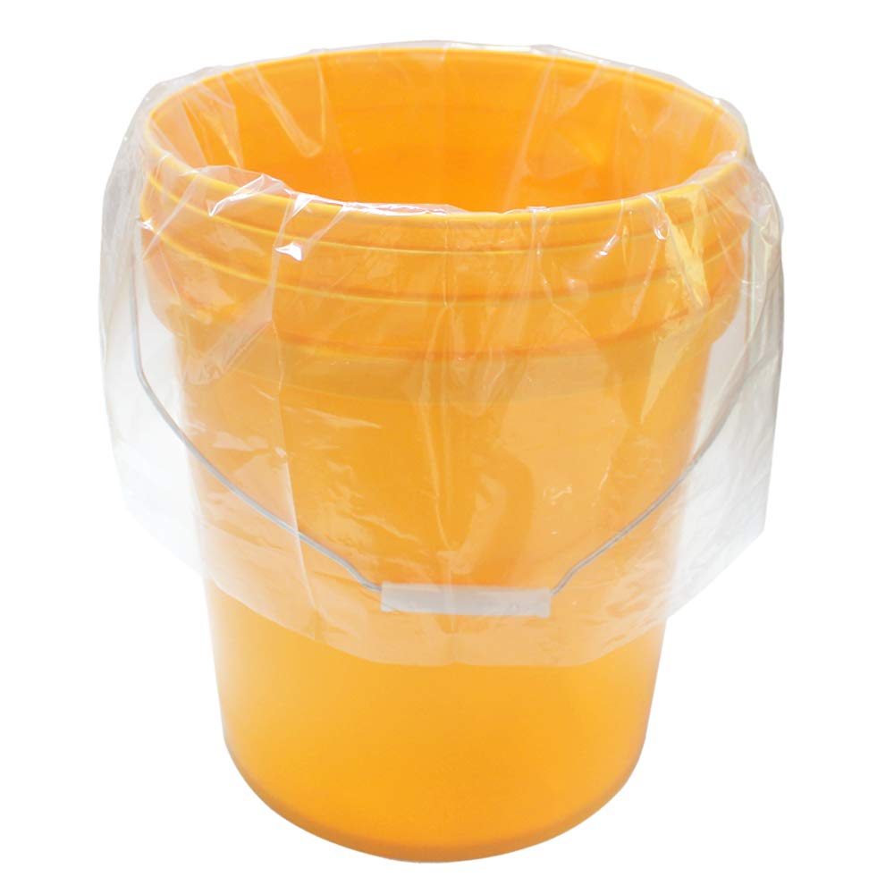 Belinlen 25 Pack 5 Gallon Bucket Liner Bags for Marinating and Brining, Great for Storage Food, Food Grade, BPA Free, Heavy Duty Leak Proof (2 mil)