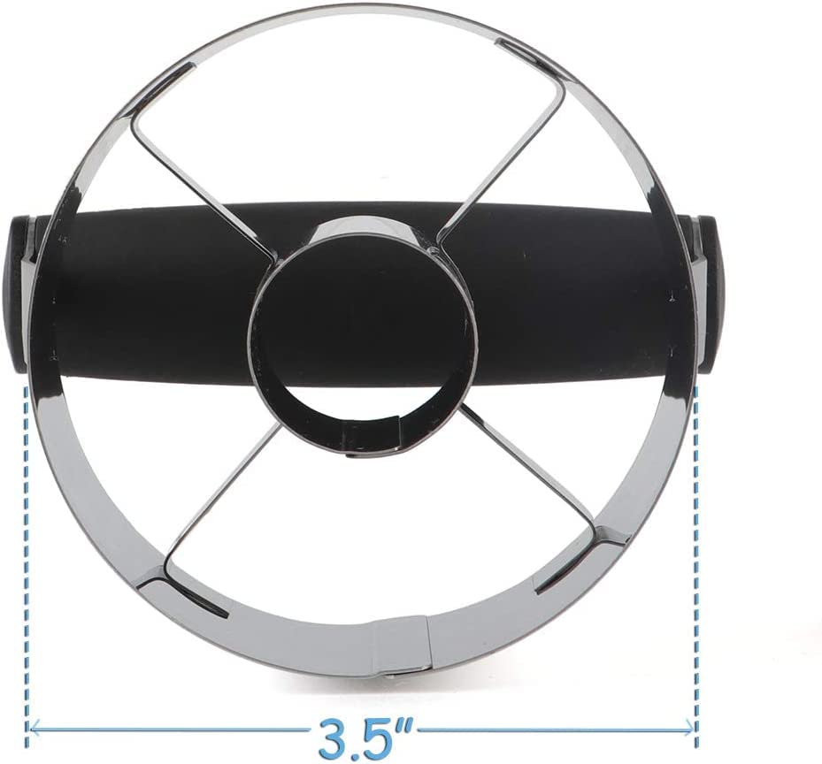 HULISEN Donut Cutter with Removable Center, 3.5" Stainless Steel Doughnut Cutter with Soft Grip Handle, Donut Cookie Cutters for Baking