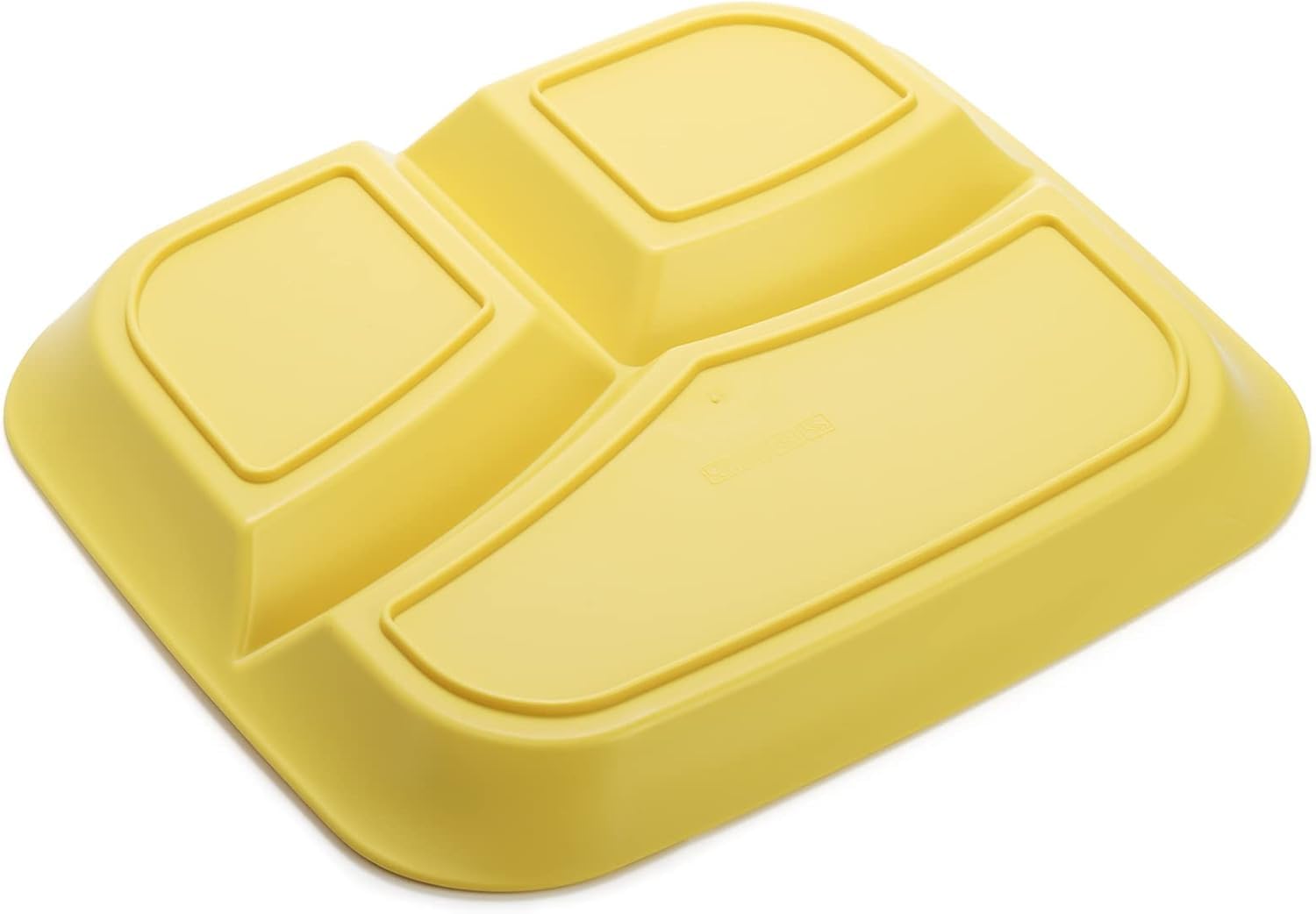 Nicunom 8 Pack Unbreakable Divided Plates, 10 Inch Portion Control Plates, Reusable 3-Compartment Dinner Plate for for Healthy Eating & Bariatric Diet, Microwave and Dishwasher Safe