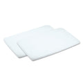 Maxi-Cosi Swift/Calao Bassinet Mode Fitted Sheets – 2-Pack, 100% Cotton, Soft and Breathable, Durable, Perfect Fit for Playard Bassinet Mattress, Machine Washable, Baby Bedding Essentials