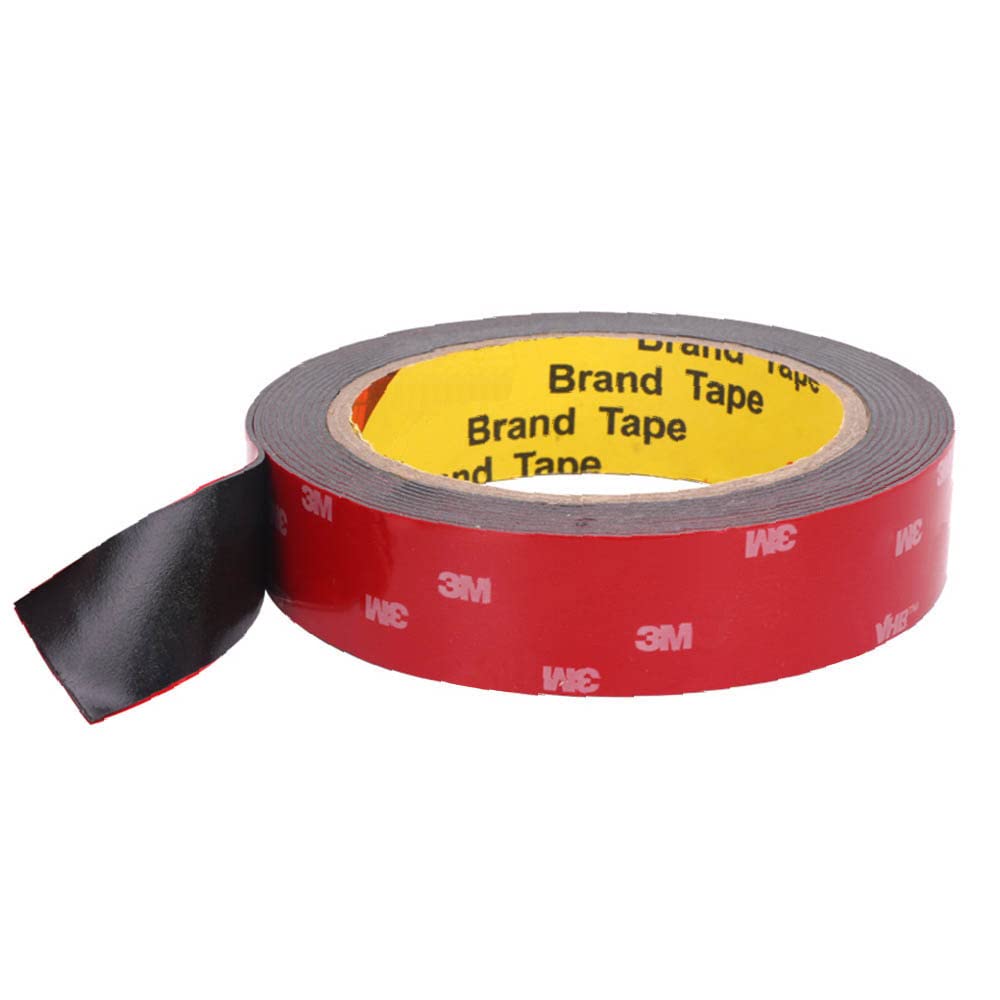 Double Sided Tape Extra Strong, Made of 3m Tape, Heavy Duty Mounting Tape, Waterproof and High Temperature Resistant Foam Tape for Outdoor,Car,Moto,Home,DIY,LED,Decor (1 inch * 15.6ft)
