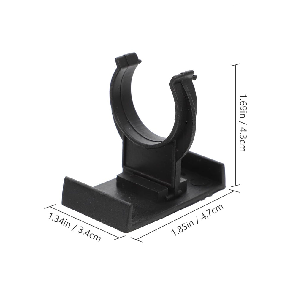 Angoily 10 Sets Cabinet Toe Kick Clips Kitchen Plinth Clips Cabinets Leveler with Screws Table Support for Cabinet Kickboard (Black)