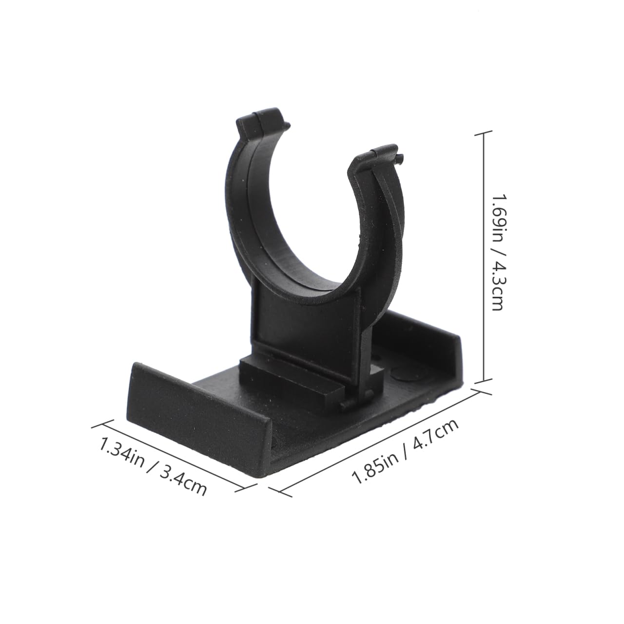 Angoily 10 Sets Cabinet Toe Kick Clips Kitchen Plinth Clips Cabinets Leveler with Screws Table Support for Cabinet Kickboard (Black)