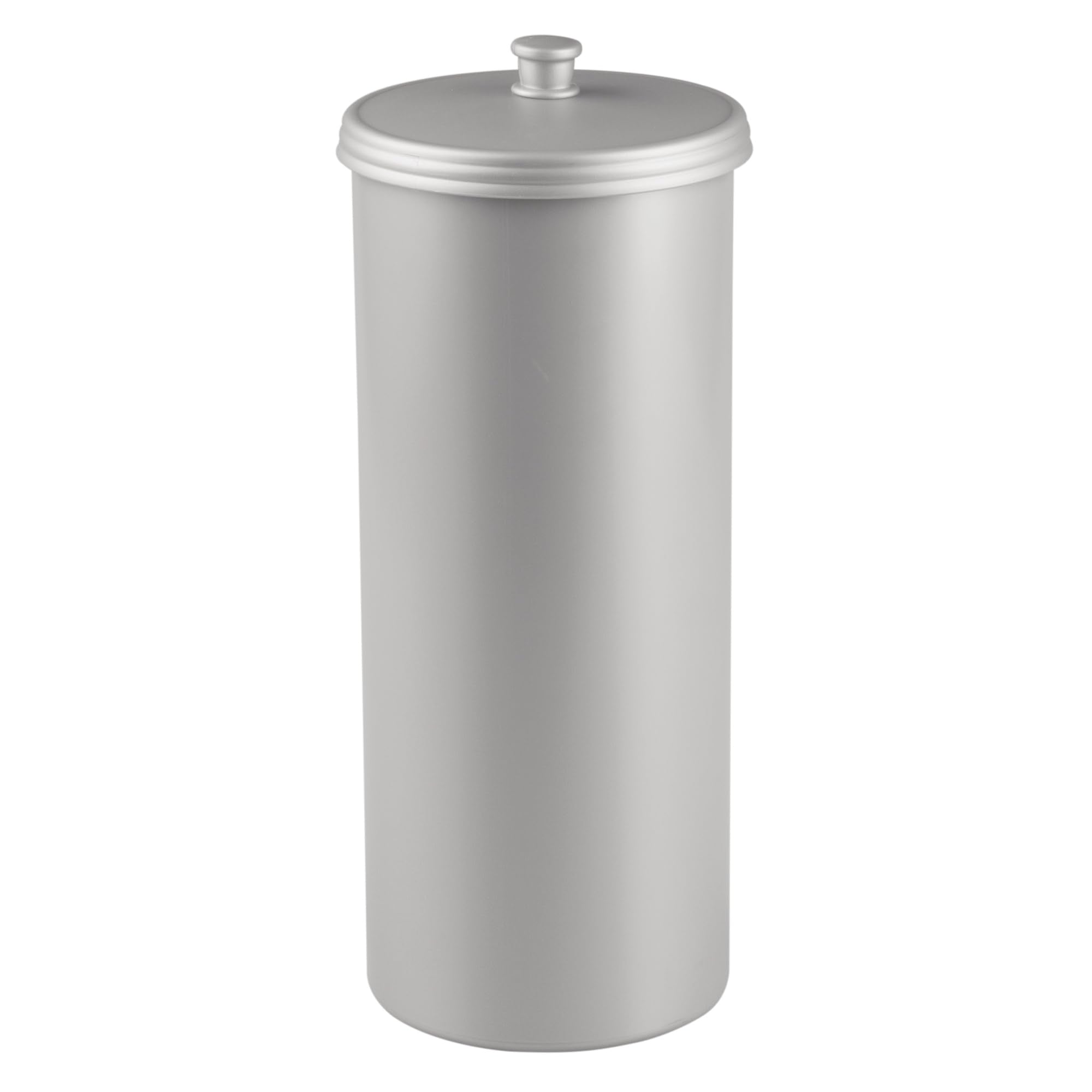 iDesign Kent Bathware, Free Standing Toilet Paper Roll Holder for Bathroom Storage - Gray