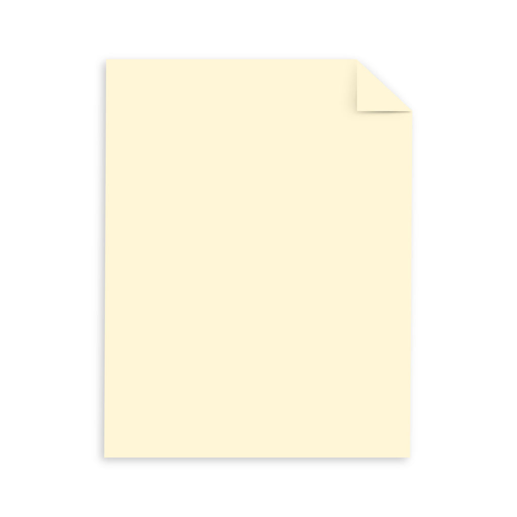 Neenah 81368 Wausau Vellum Bristol Cardstock, 67 lb, 8.5 x 11 Inch, Pastel Ivory, 250 Sheets