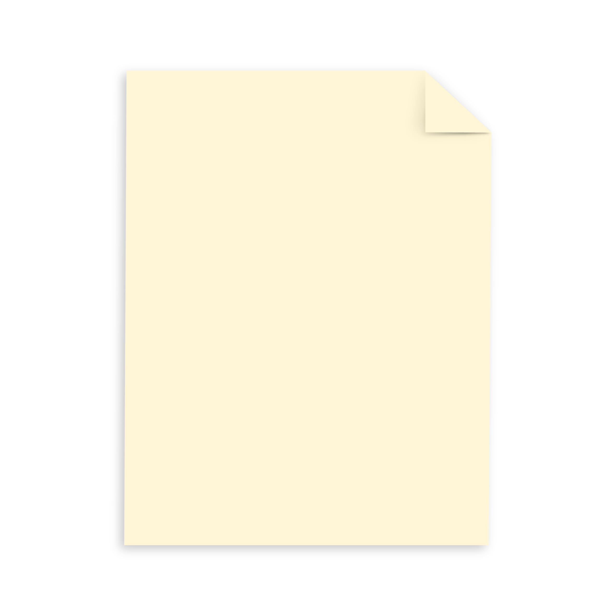 Neenah 81368 Wausau Vellum Bristol Cardstock, 67 lb, 8.5 x 11 Inch, Pastel Ivory, 250 Sheets
