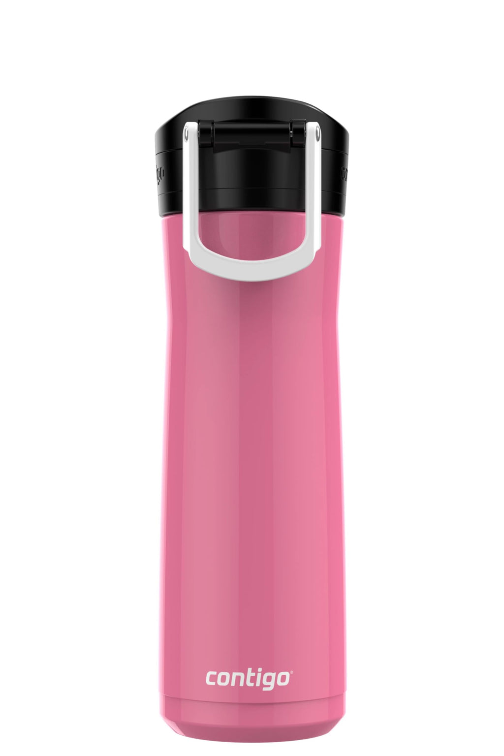 Contigo Jackson Chill 2.0 Stainless Steel Water Bottle with Carry Handle and Secure Lid for Leak-Proof Travel, Vacuum-Insulated and BPA-Free, Azalea, 20 oz (591 mL)