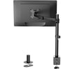 WALI Single Monitor Mount, Single Monitor Arm Desk Mount, Desk Monitors Stand, Holds Screen Up to 32inch, 10kg/22lbs, Adjustable Mount with C-CLAMP Designed for Home Office Application(M001), Black