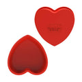 Silicone Heart Shaped Cake Pans (2 Pack) - 9 Inch Nonstick Heart Cake Pan, Heart Shaped Baking Pans for Cakes and Brownies