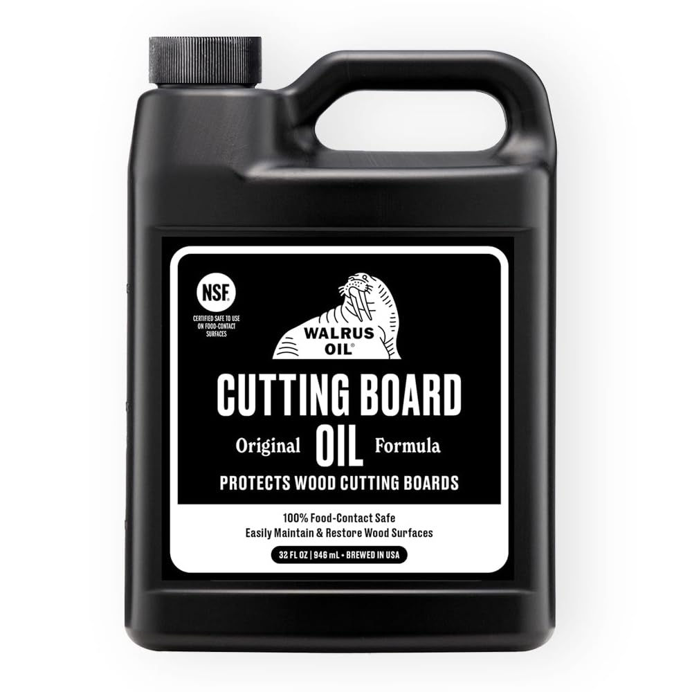 Walrus Oil - Cutting Board Oil and Wood Butcher Block Oil, 32 oz Jug, Food-Safe
