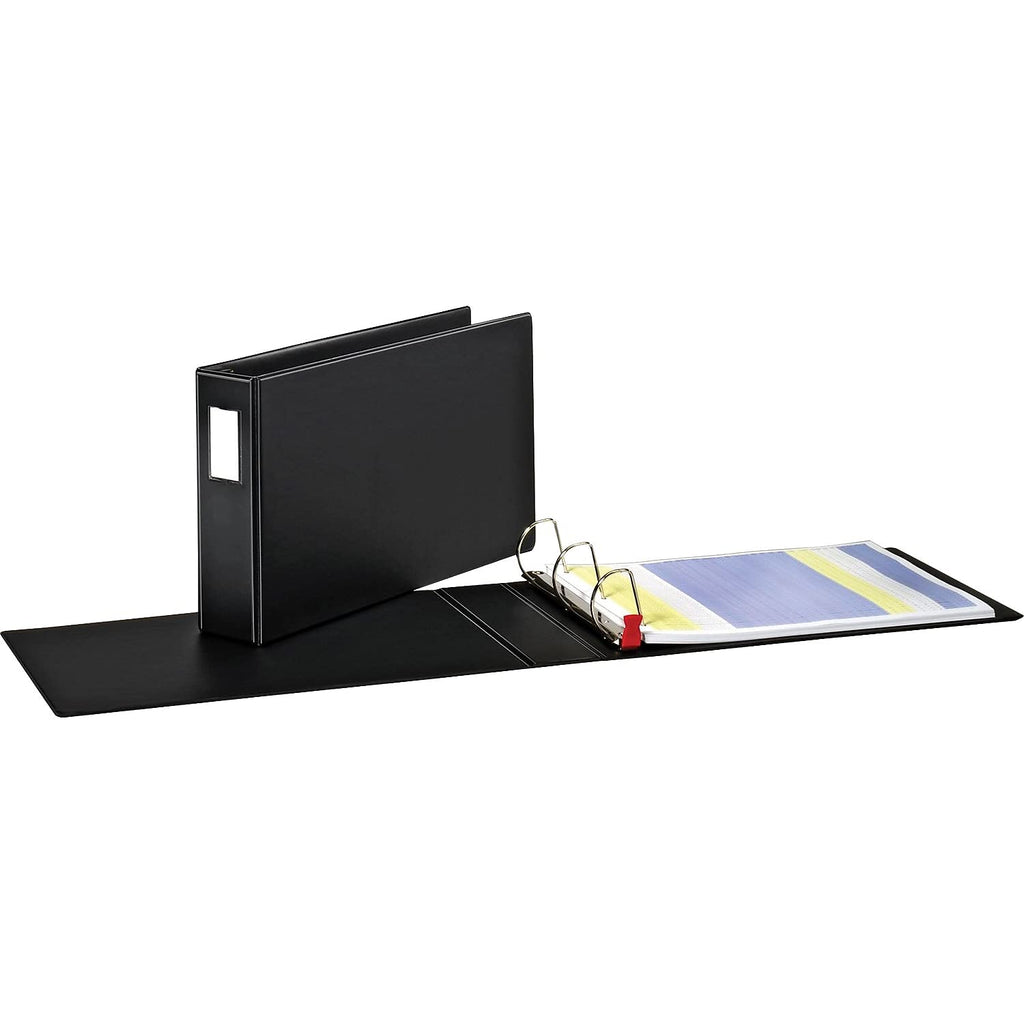 Cardinal by TOPS Products EasyOpen Tabloid 11 x 17 Inch Locking Slant D-Ring Binder with Label Holder, 3 Inch Capacity, Black (12142)