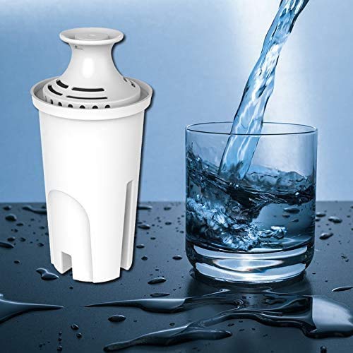Replacement for Brita Water Filter，Compatible with Classic OB03, Mavea 107007, and More, NSF Certified Pitcher Water Filter, 1 Year Filter Supply, 6 Packs