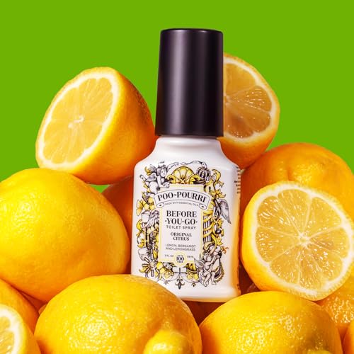 Poo-Pourri Lavender Vanilla Scent Before-You-Go Toilet Spray 4 oz Bottle, 4 Fl Oz, 4 Fl Oz