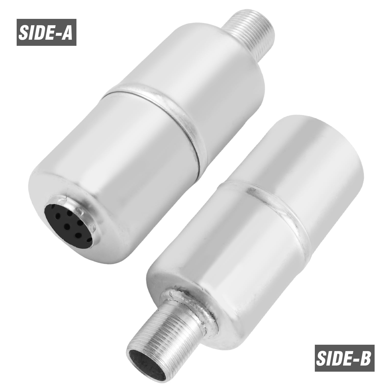 EATAKWARD 294599 Small Engine Muffler, 3/4 Inch Threaded Lawn Mower Muffler, Generator Muffler for Lawn Equipment