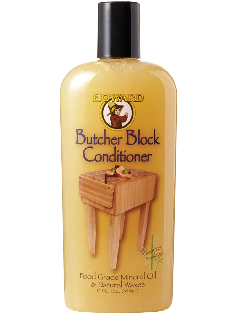 Howard BBC012 Butcher Block Conditioner, 12-Ounce