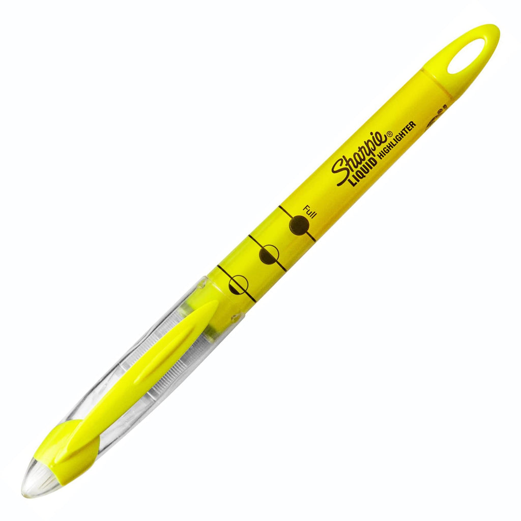 Sharpie Liquid Highlighters, Chisel Tip, Yellow, 12 Count