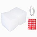 50 Pcs Bubble Pouch Wraps 6 x 8 inch Clear Bubble Out Bags for Packing, 10M Double-sided Tape And 10 Fragile stickers, Double Walled Foam Wrap Cushioning Bags for Shipping, Storage and Moving